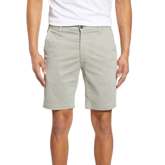 NWT AG Adriano Goldschmied Mens 42 Wanderer Slim Fit Trouser Short Gray Stretch - Picture 1 of 9
